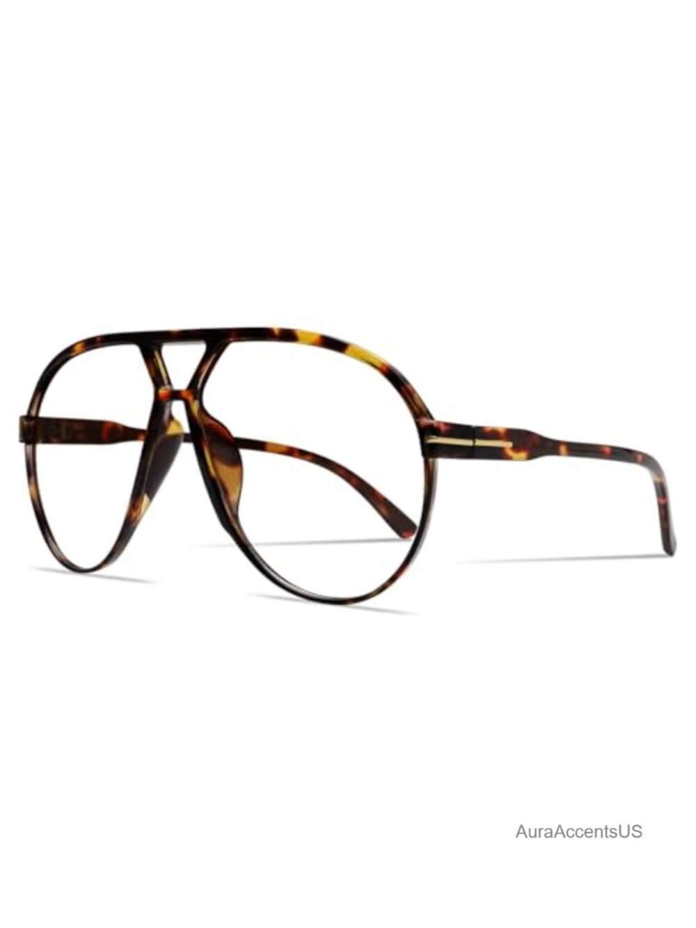 Oversized Retro Aviator Sunglasses Lightweight Full Frame UV Protection